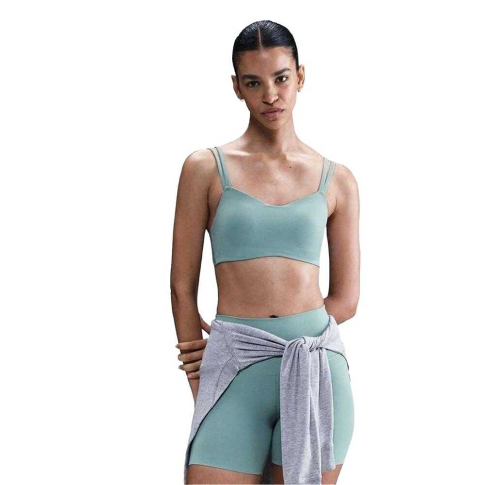 Nike Womens/Ladies Alate Spaghetti Strap Sports Bra / Cannon